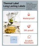  Nhãn tròn 50 x 50mm, màu xanh, KTR-5050-140BU 