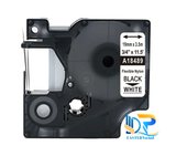  Rhino Flexible Nylon 3/4" (19mm), Black on White (18489) 