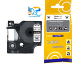  Rhino Flexible Nylon 3/4" (19mm), Black on White (18489) 