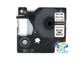  Rhino Vinyl 1" (24mm), Black on White (1805430) 