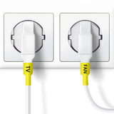  Ống co nhiệt màu trắng chữ đen 24mm x 1.52m, Black on White (DM-A1805443) 