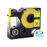  Ống co nhiệt màu vàng chữ đen 6mm x 1.52m, Black on Yellow (DM-A18052) 