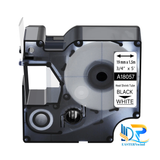  Ống co nhiệt màu trắng chữ đen 19mm x 1.52m, Black on White (DM-A18057) 