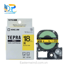  Tepra SC18Y (Chữ đen nền vàng, khổ 18mm) 
