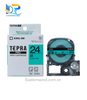  Tepra SC24G (Chữ đen nền xanh lá, khổ 24mm) 