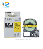  Tepra SC9Y (Chữ đen nền vàng, khổ 9mm) 
