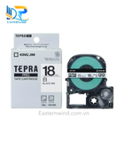  Tepra SS18K (Chữ đen nền trắng, khổ 18mm) 
