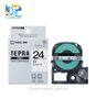  Tepra SS24K (Chữ đen nền trắng, khổ 24mm) 