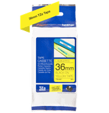  Brother TZe-661, khổ 36mm, dài 8m, Black on Yellow, chống thấm nước 
