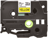  Brother TZe-661, khổ 36mm, dài 8m, Black on Yellow, chống thấm nước 