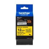  Brother TZe-S631, khổ 12mm, dài 8m, Black on Yellow, siêu dính, chống thấm nước 