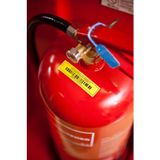  Brother TZe-S651, khổ 24mm, dài 8m, Black on Yellow, siêu dính, chống thấm nước 