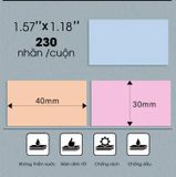  Nhãn đa năng 40 x 30mm, KT-4030-230KA 