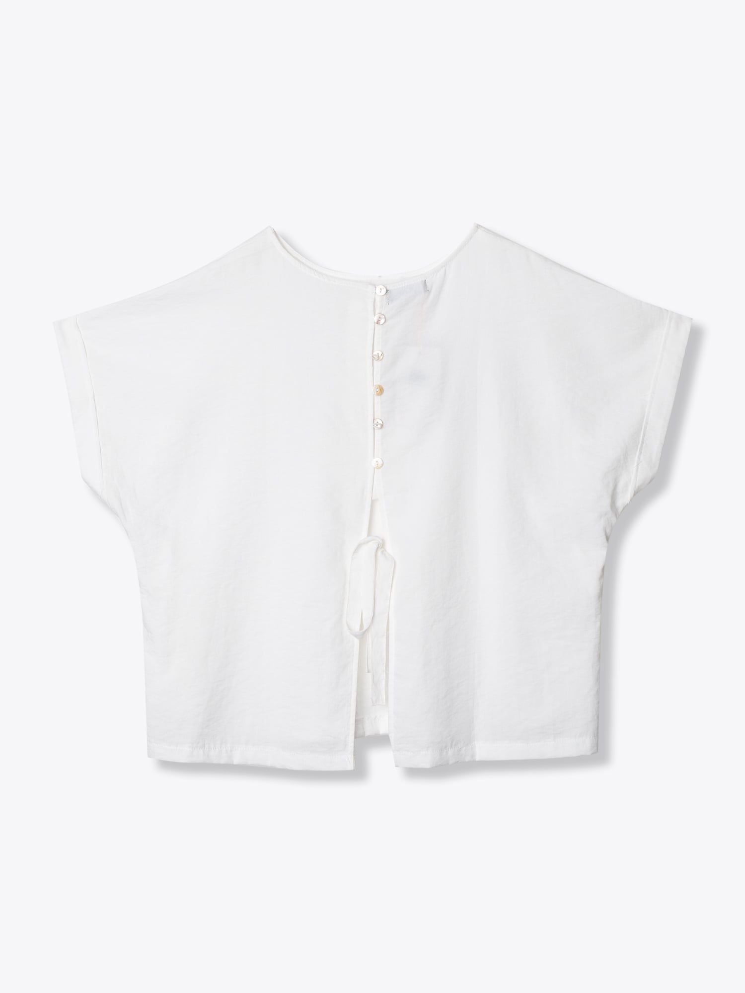 ÁO KIỂU NỮ CỘT NƠ COTTON