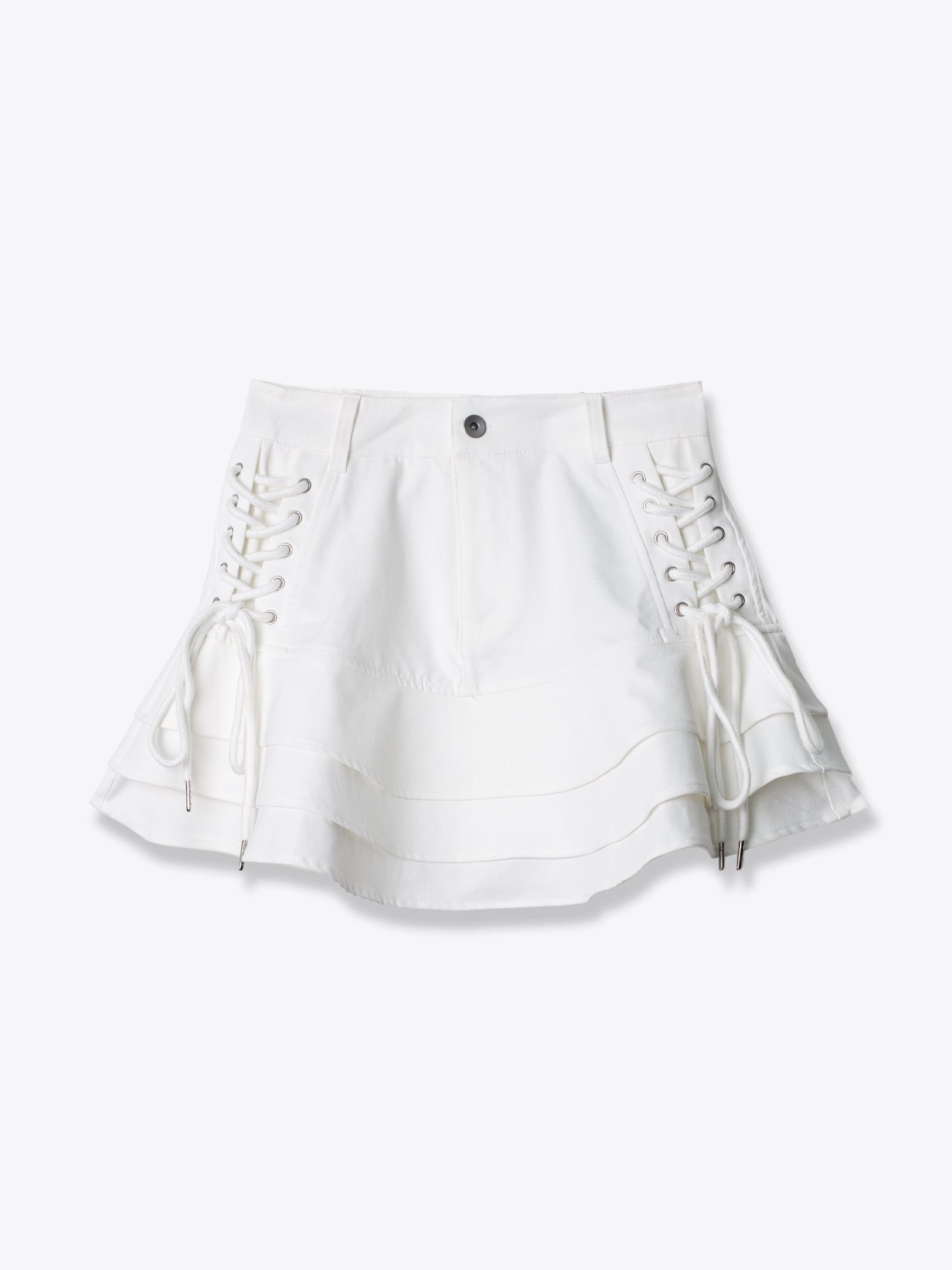 CHÂN VÁY XÒE THẮT DÂY COTTON