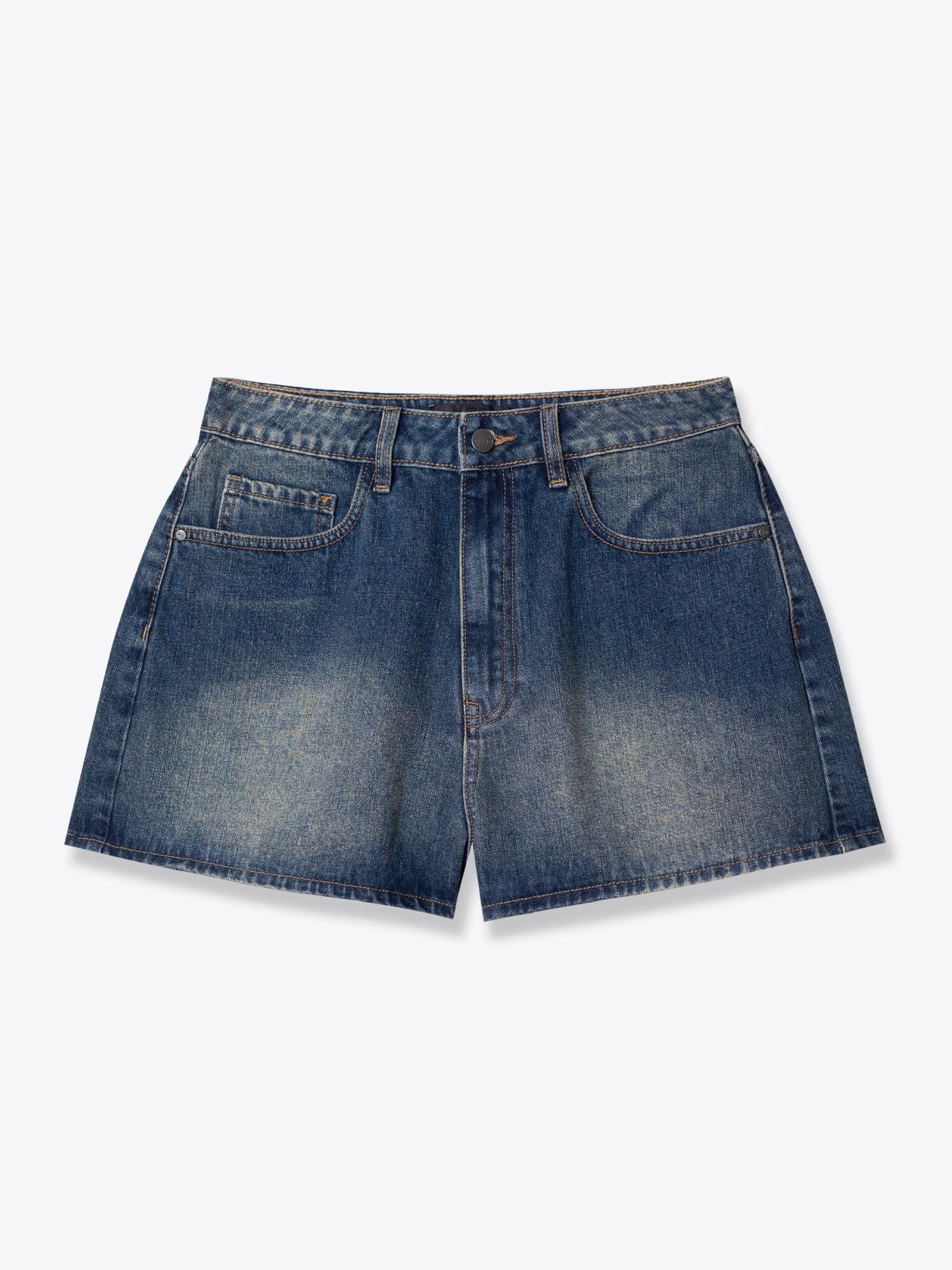 QUẦN SHORT NỮ JEAN CẠP CAO