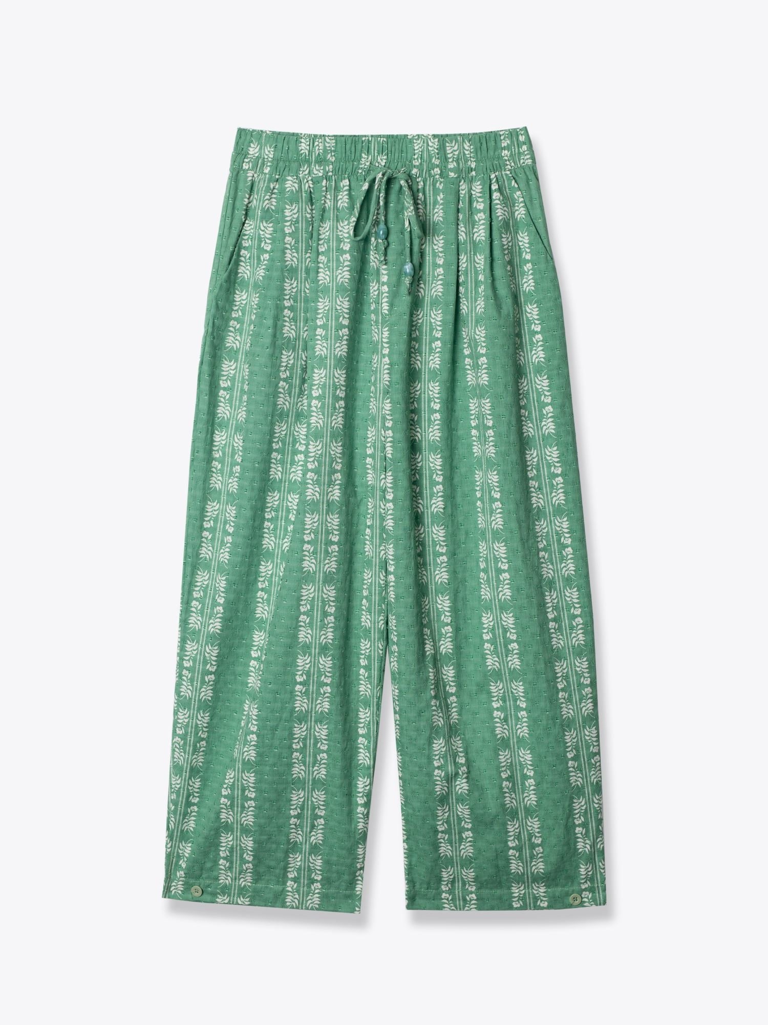 QUẦN DÀI NỮ HỌA TIẾT LINEN