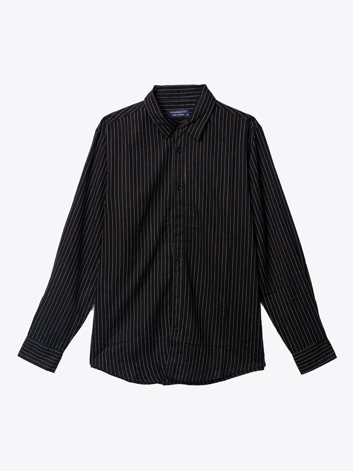 ÁO SƠ MI NAM TAY DÀI SỌC LINEN