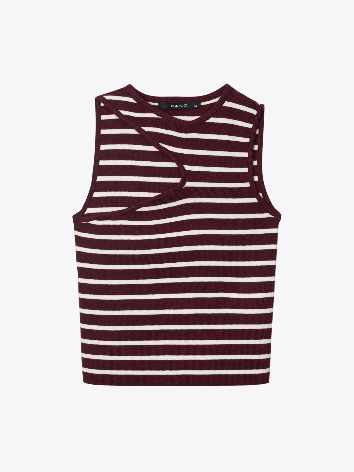 ÁO KIỂU NỮ CUT-OUT SỌC LEN