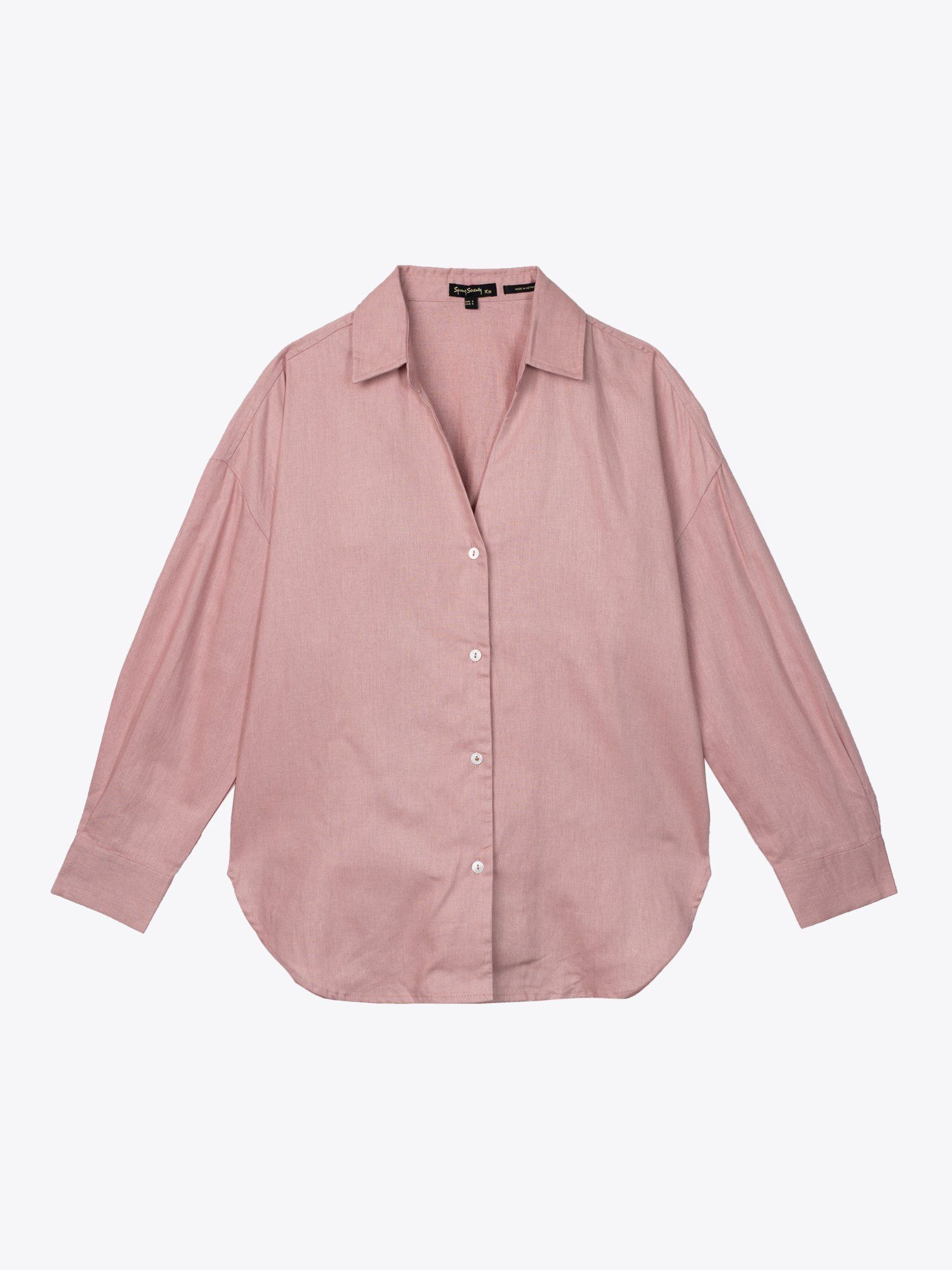 ÁO SƠ MI NỮ CỔ V LINEN