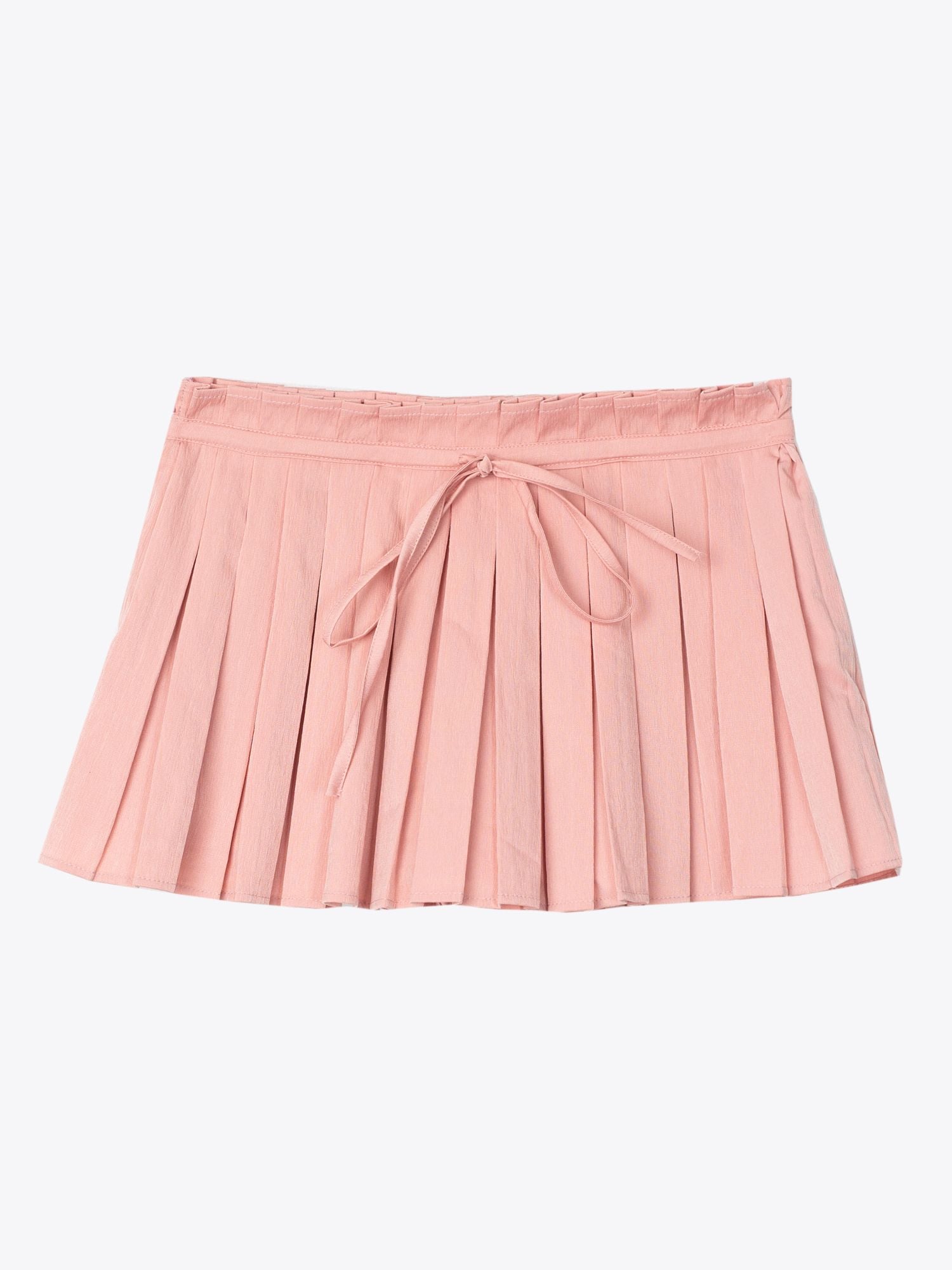 CHÂN VÁY NGẮN XẾP LY COTTON