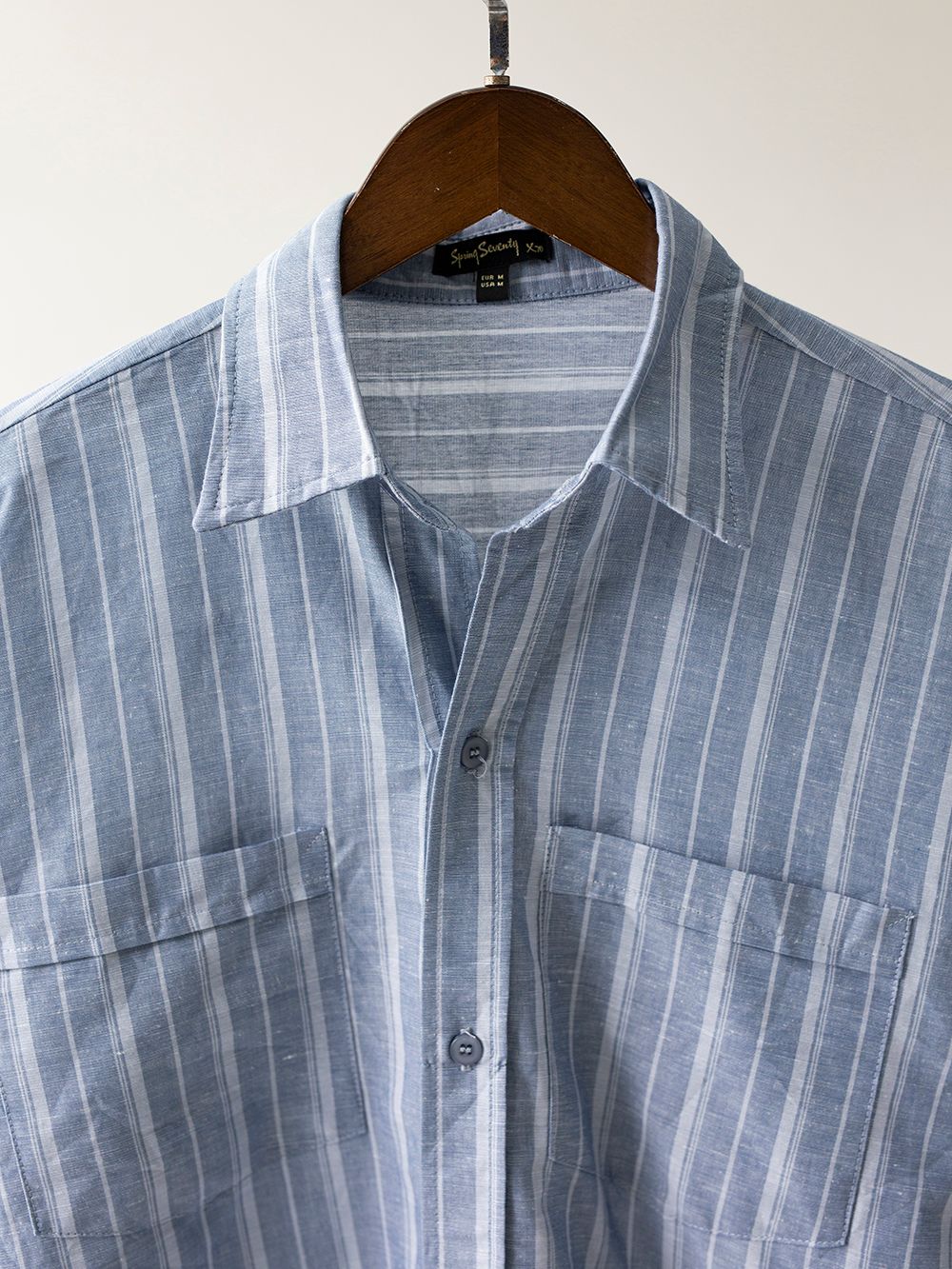 ÁO SƠ MI NAM TAY DÀI SỌC LINEN