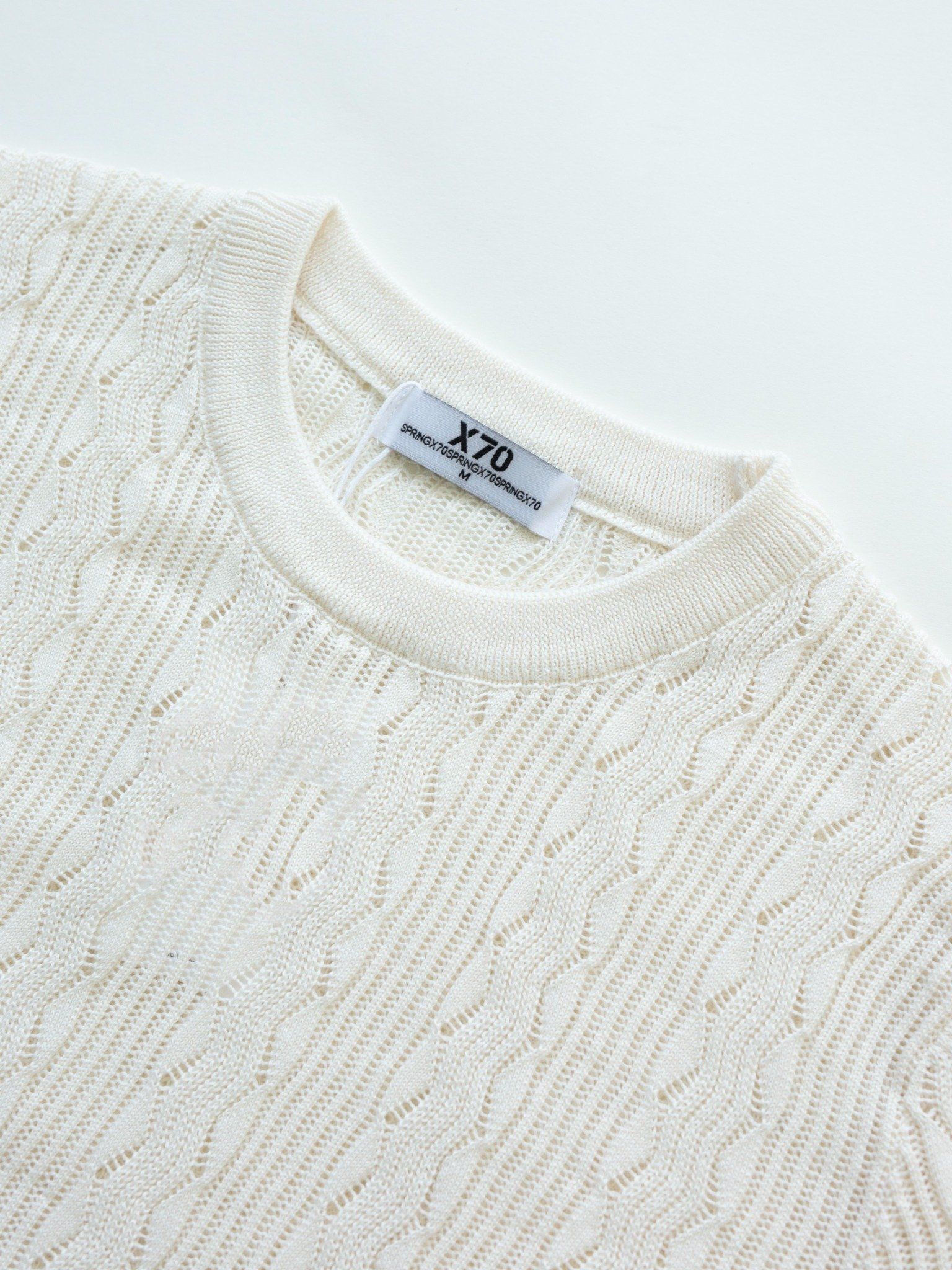 ÁO KIỂU NỮ BASIC LEN DỆT