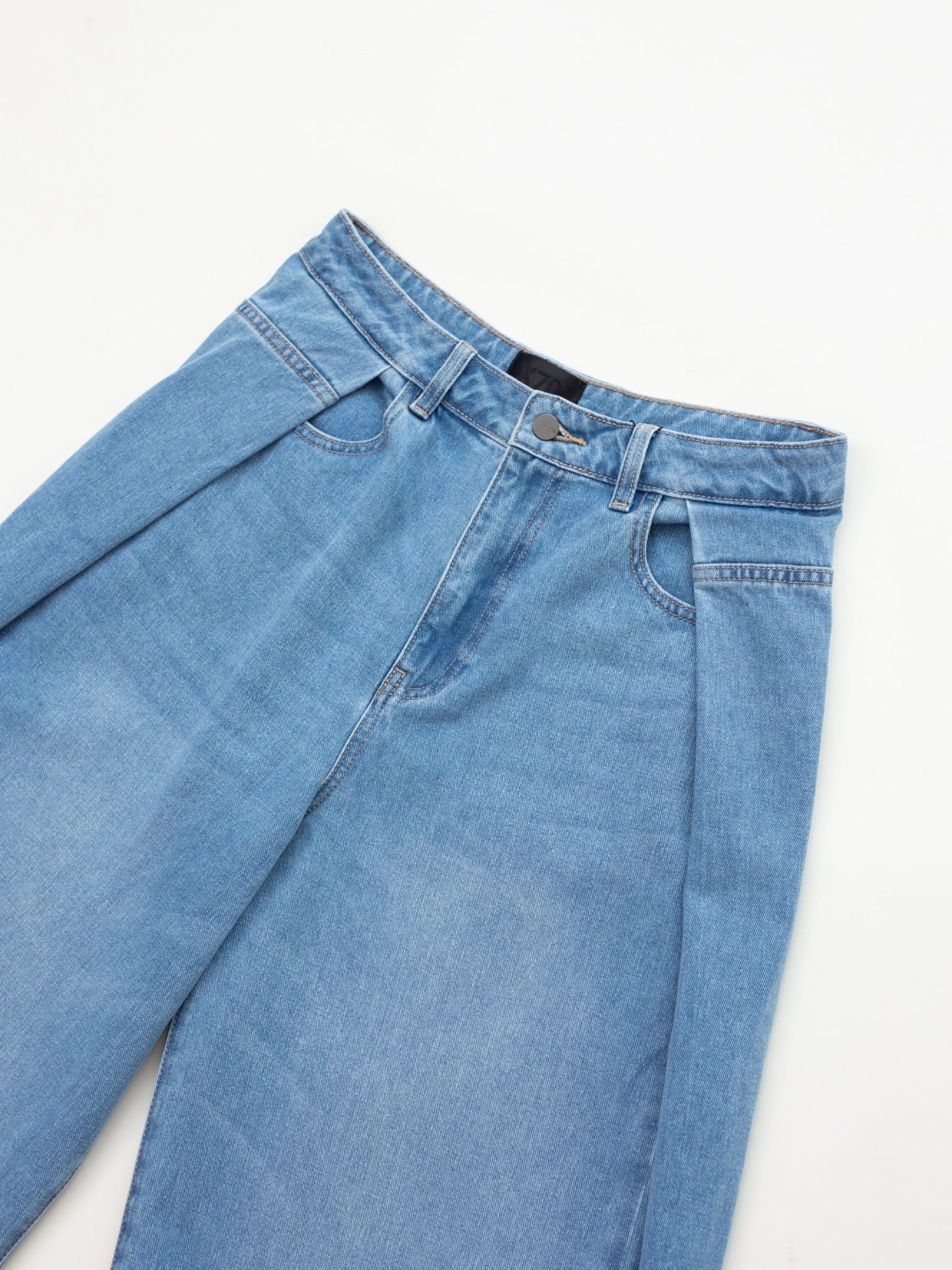 QUẦN DÀI NỮ XẾP LY JEAN