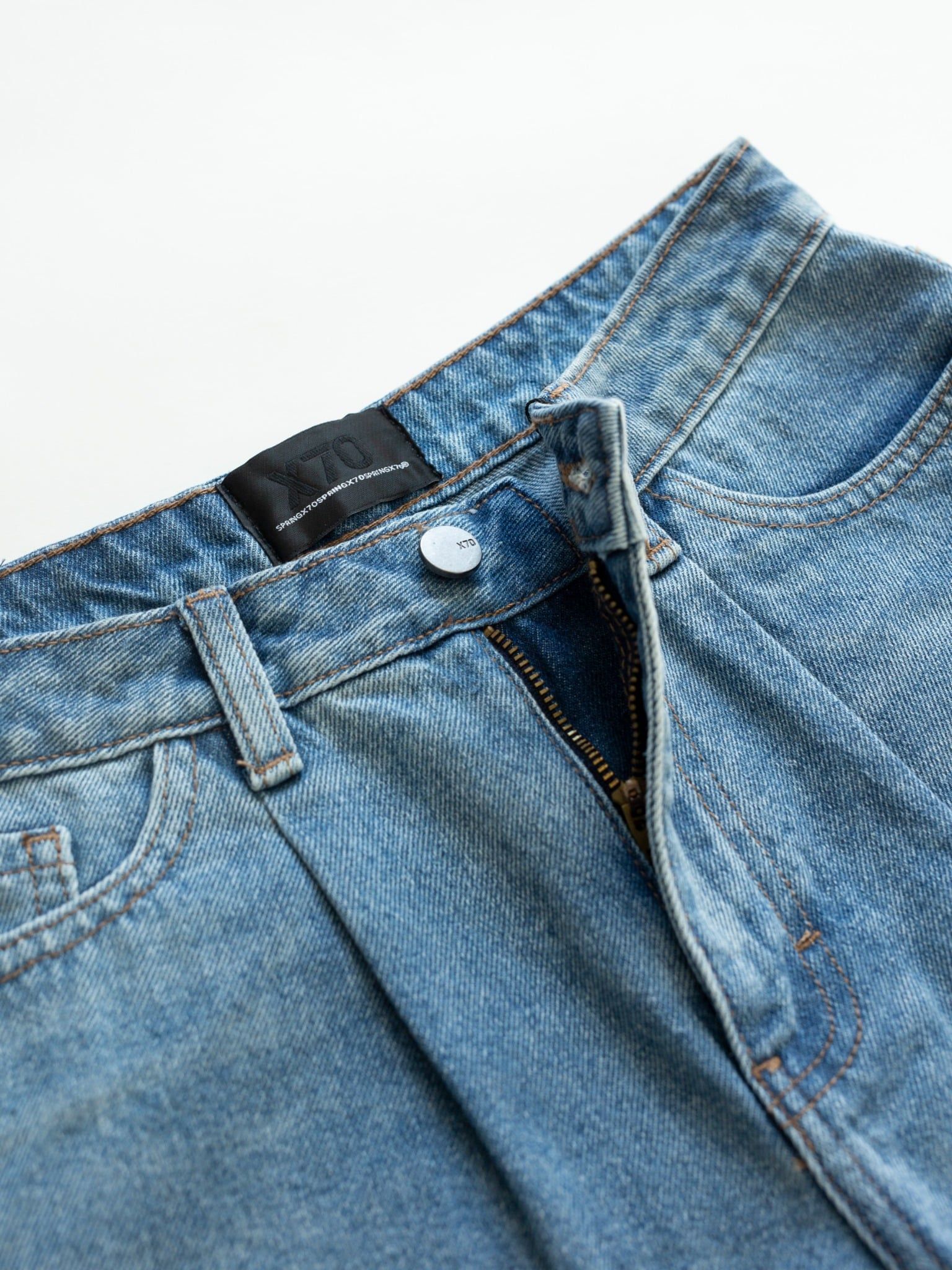 QUẦN SHORT NỮ JEAN CẠP CAO