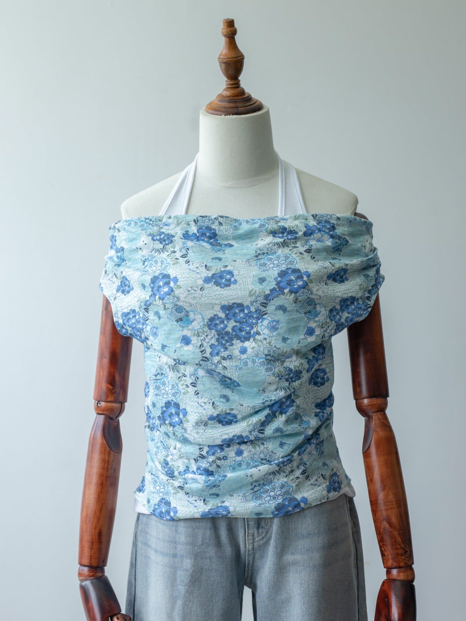 ÁO KIỂU NỮ TRỄ VAI COTTON