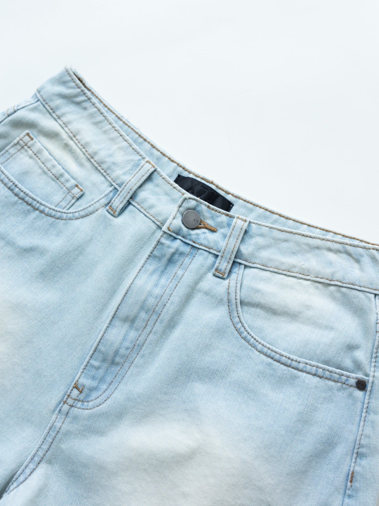 QUẦN SHORT NỮ JEAN CẠP CAO