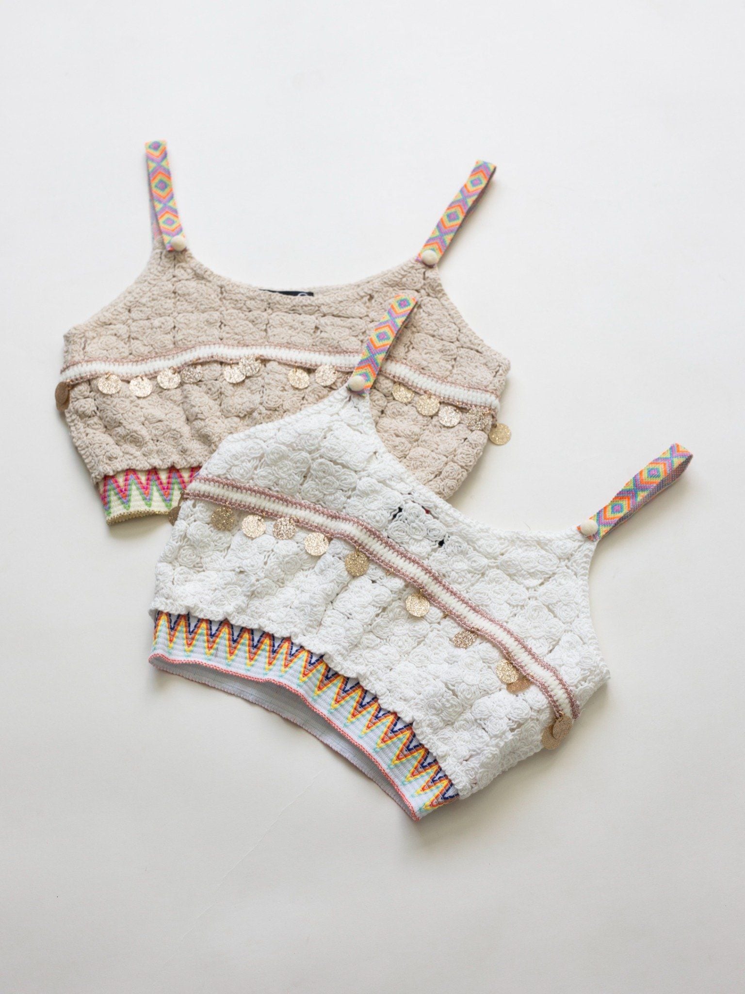 SET BỘ NỮ HAI DÂY LEN MÓC