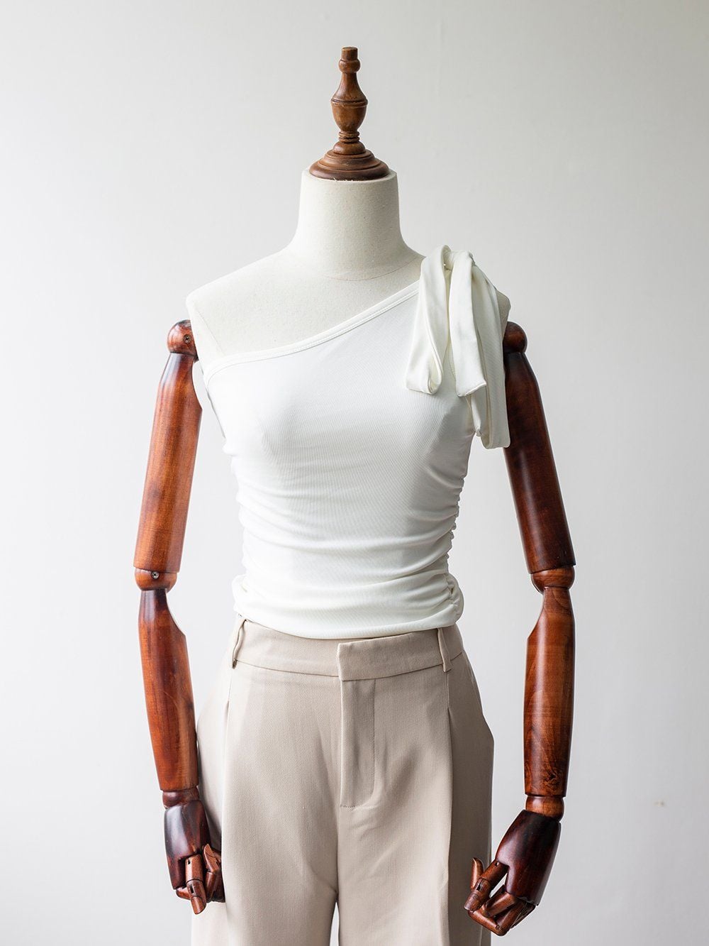 ÁO KIỂU NỮ NHÚN BODY COTTON