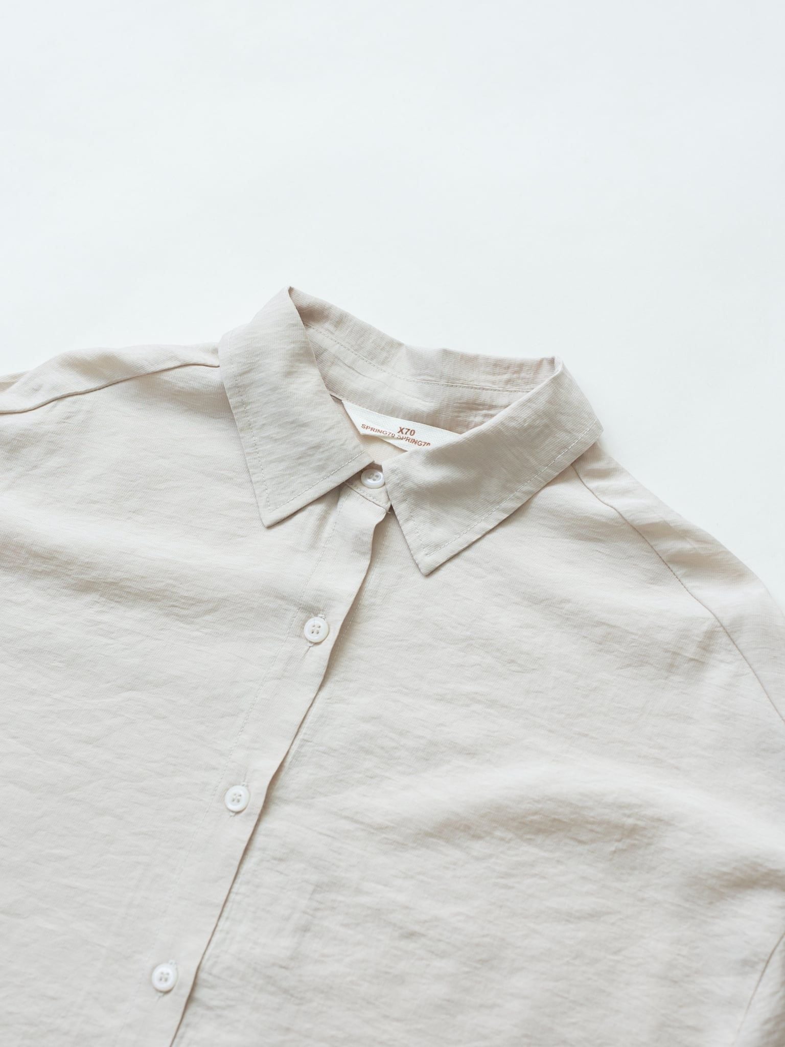 ÁO SƠ MI NỮ BASIC COTTON