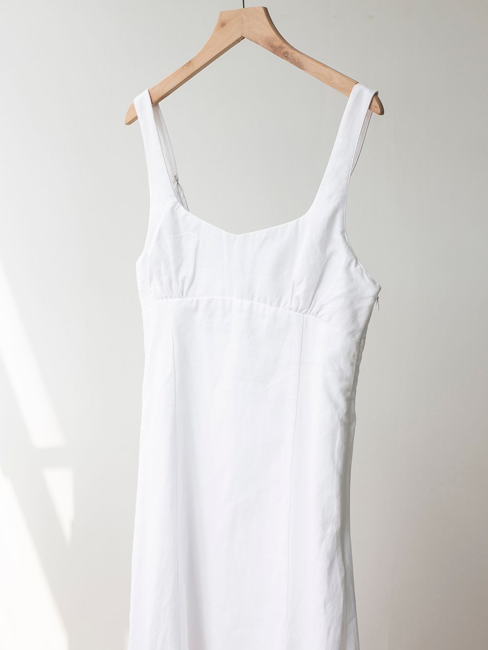 ĐẦM NỮ HAI DÂY DÁNG SUÔNG DÀI COTTON