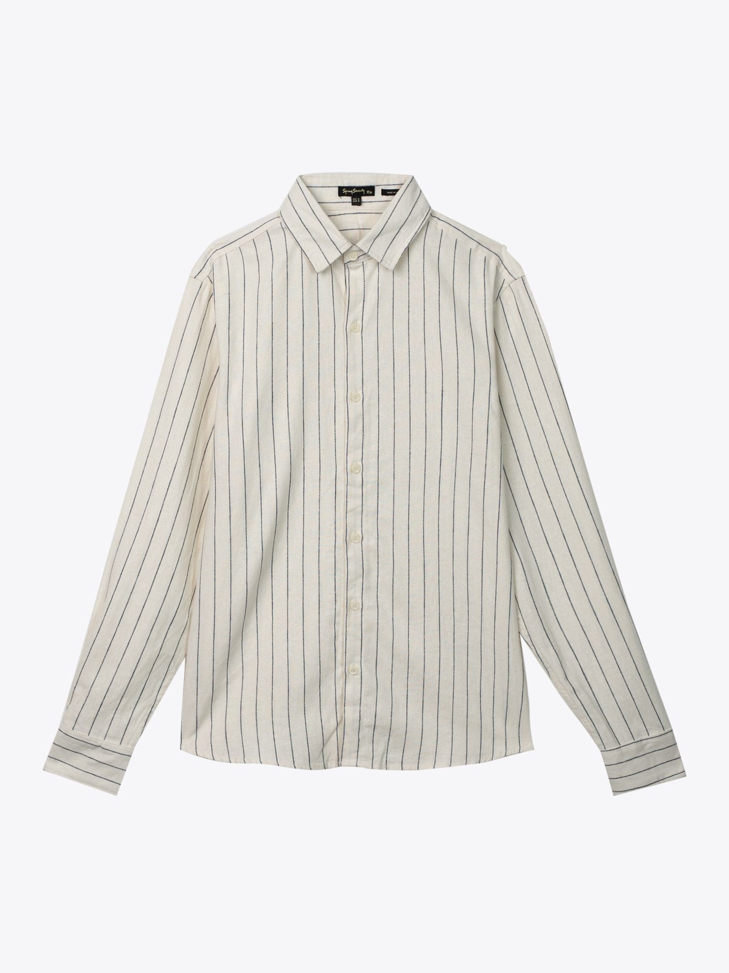 ÁO SƠ MI NAM TAY DÀI SỌC LINEN