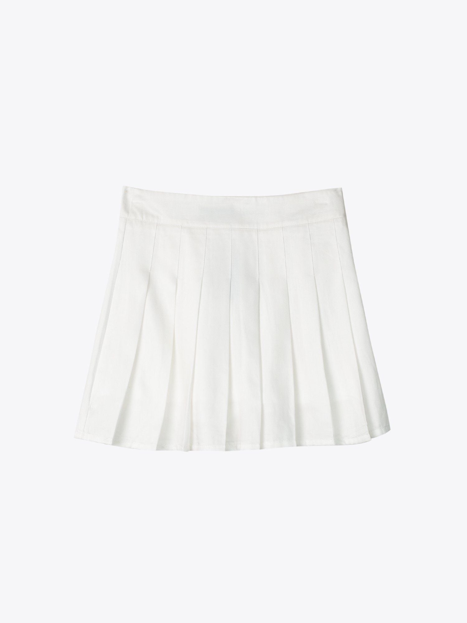 CHÂN VÁY NỮ NGẮN XẾP LY COTTON