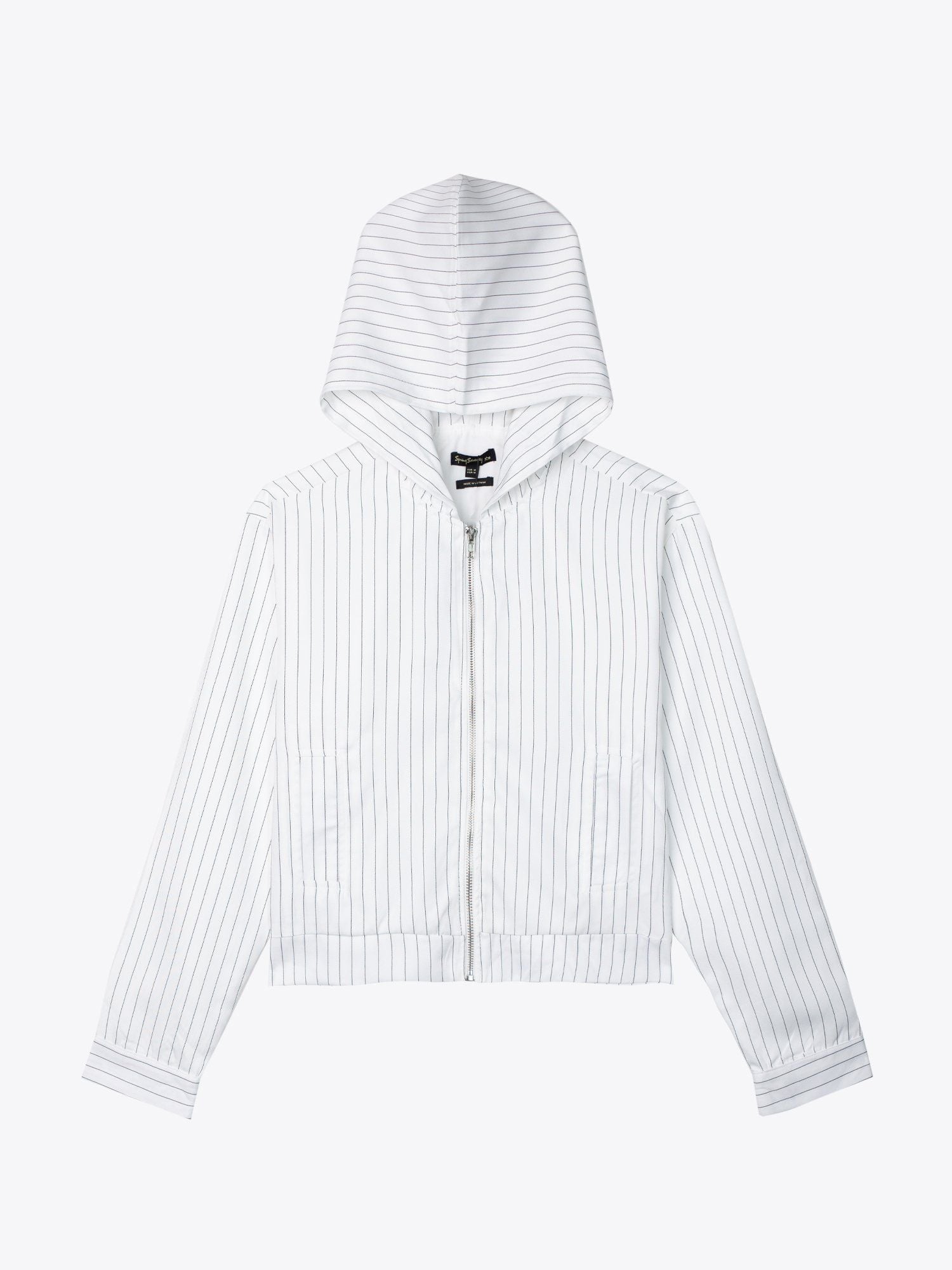 ÁO KHOÁC NỮ COTTON PHỐI KHÓA KÉO