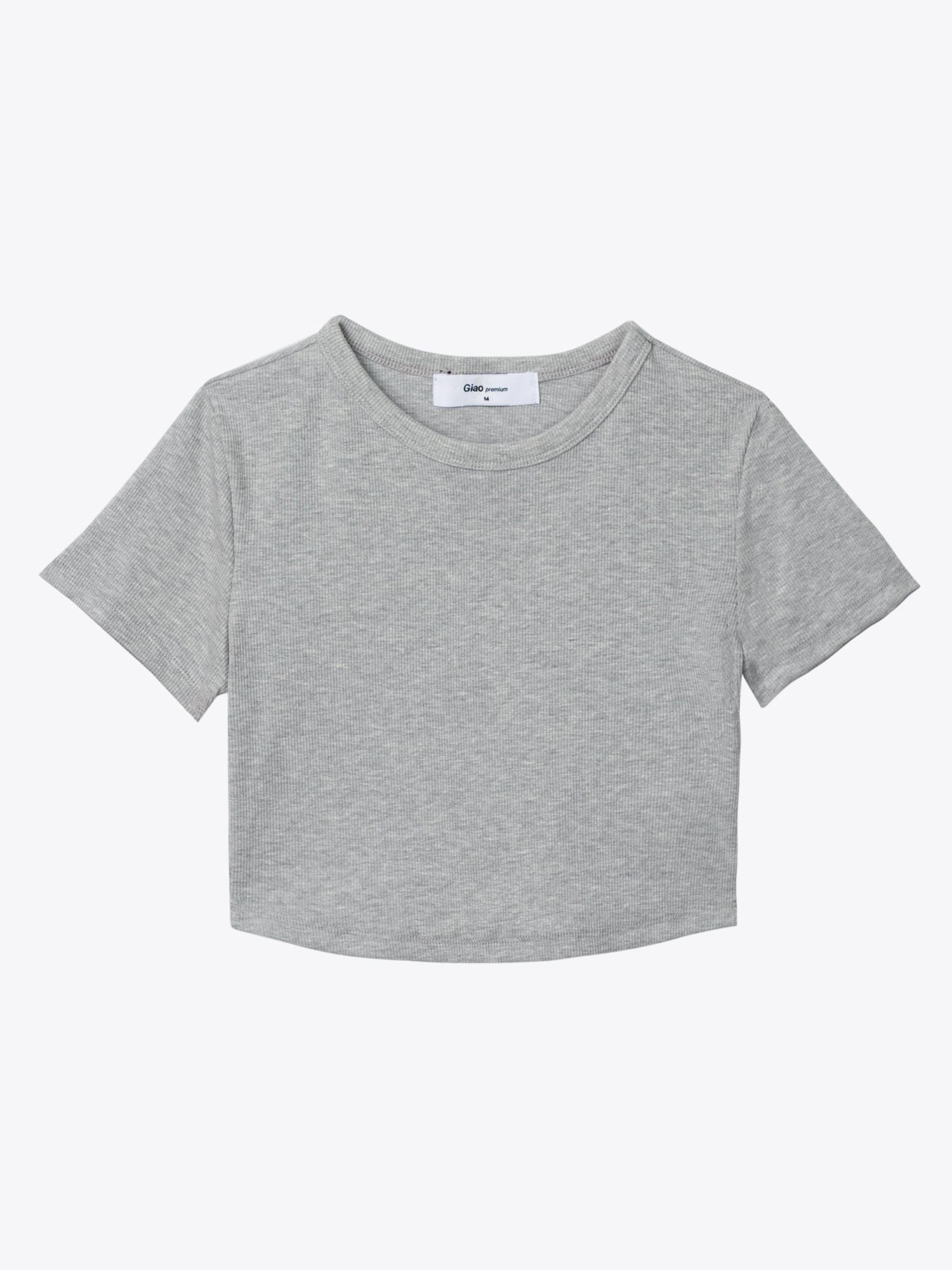 ÁO THUN CROPTOP NỮ COTTON