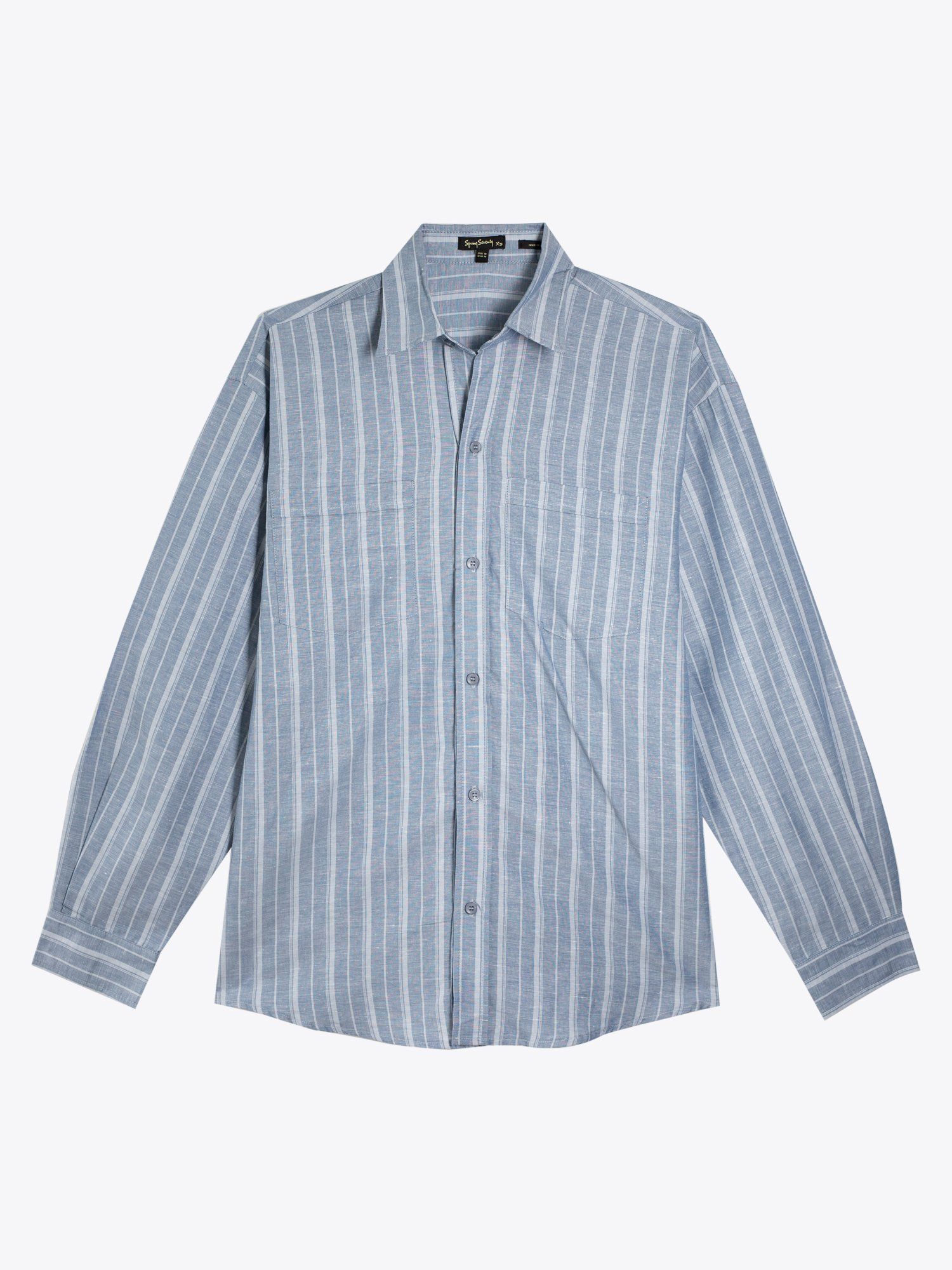 ÁO SƠ MI NAM TAY DÀI SỌC LINEN