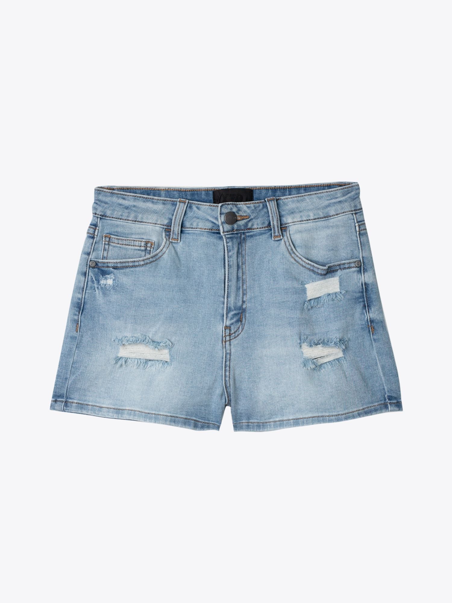 QUẦN SHORT NỮ HỌA TIẾT DENIM