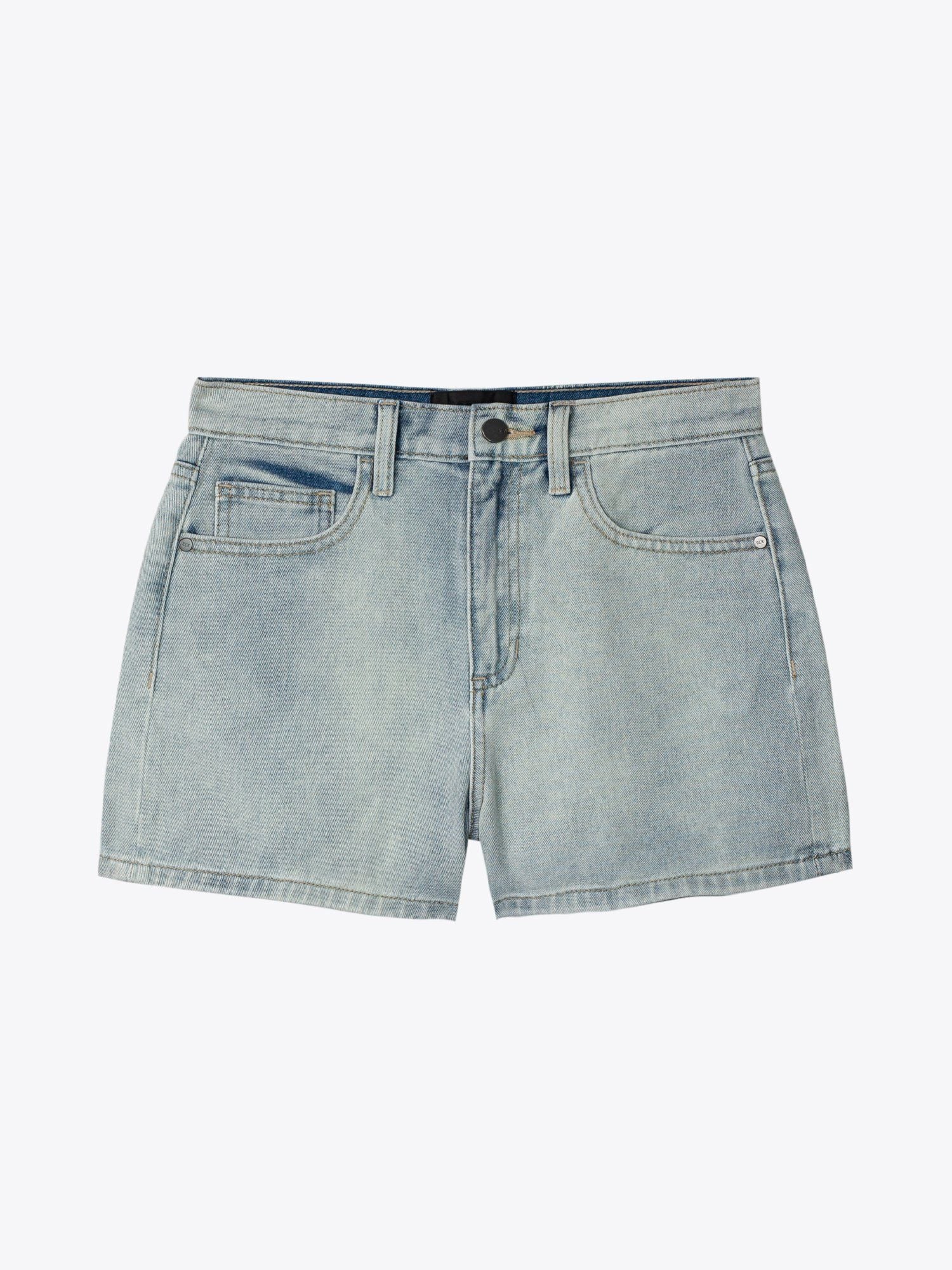 QUẦN SHORT NỮ JEAN CẠP CAO