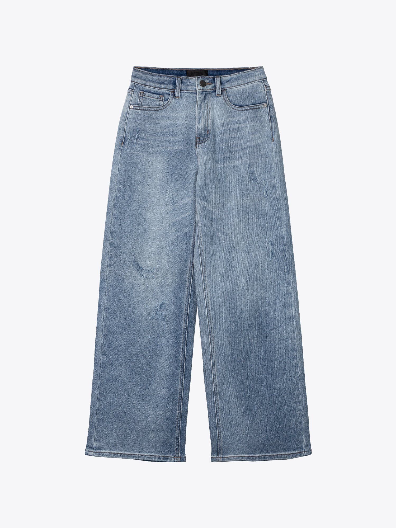 QUẦN DÀI NỮ ỐNG SUÔNG DENIM