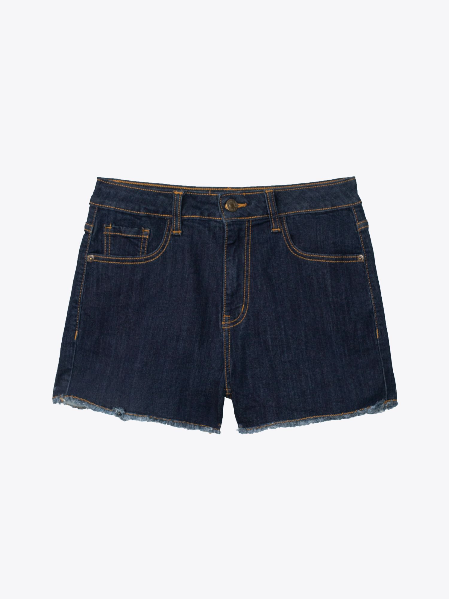 QUẦN SHORT NỮ TUA RUA DENIM