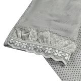  GĂNG TAY NỮ PHỐI REN MÀU XÁM 