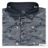  ÁO GOLF HANDEE CAMO ĐEN 