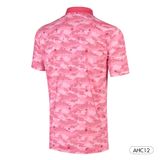  ÁO GOLF HANDEE CAMO ĐỎ 