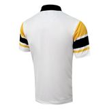  ÁO GOLF HANDEE TRẮNG PHỐI SỌC NGANG ĐEN/VÀNG 