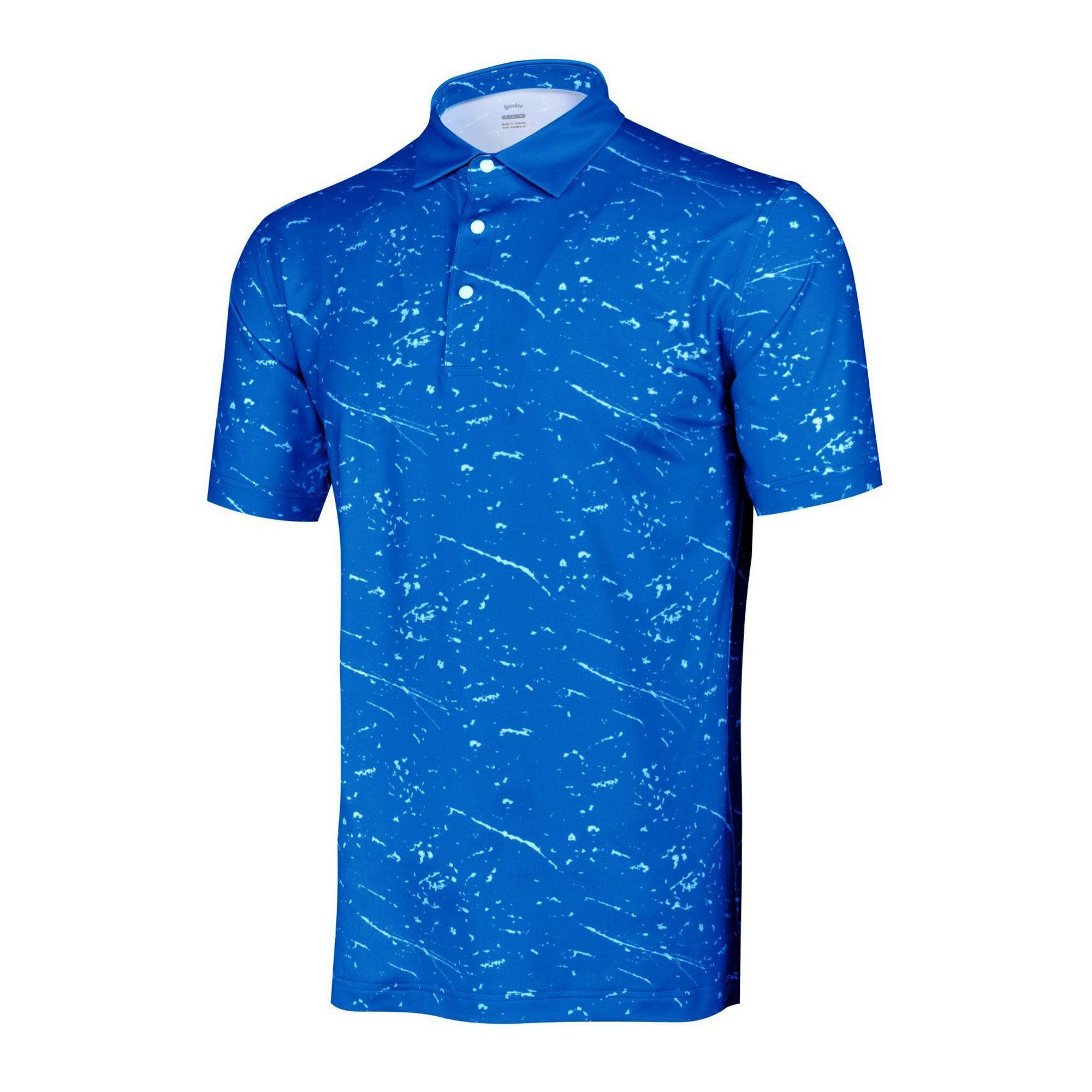  ÁO GOLF HANDEE 6 MÀU XANH BÍCH/WHITE 