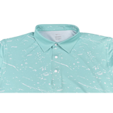  ÁO GOLF HANDEE 6 MÀU XANH NGỌC/WHITE 